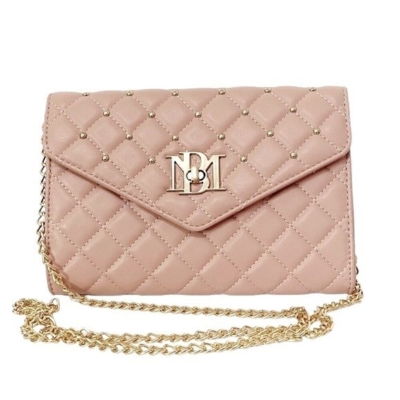 BUNDLE OF 2 - Badgley Mischka Blush Quilted Envelope Crossbody’s - NWT - Picture 5 of 8